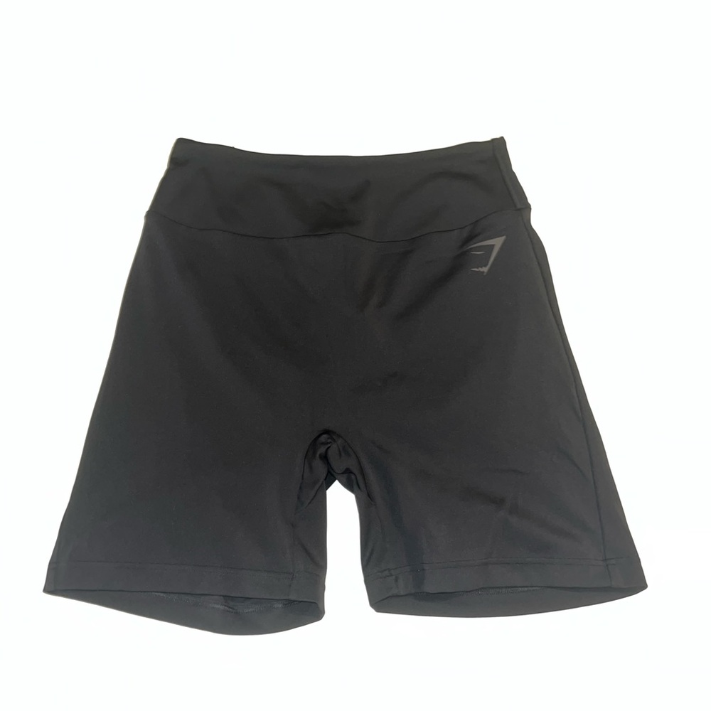 GYMSHARK Black Scrunch Short Ruched Booty NWOT